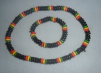 RASTA náhrdelník+náramok
